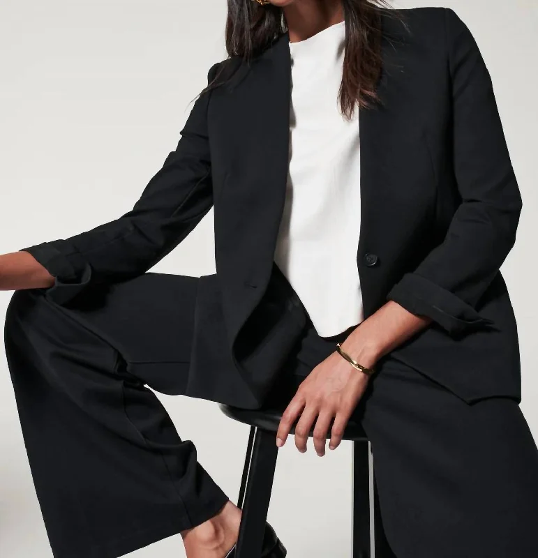 The Perfect Oversized Blazer In Black