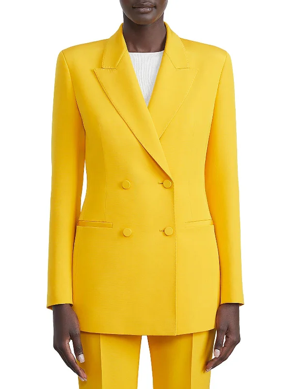 Womens Suit Separate Business Double-Breasted Blazer