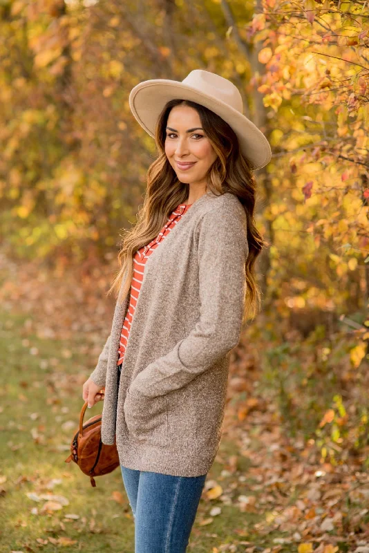 So Soft Marled Pocket Cardigan