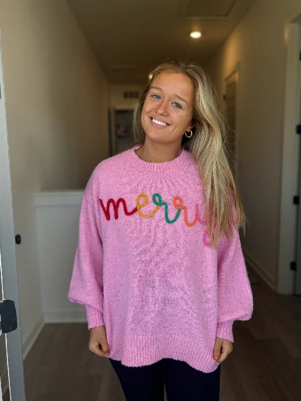 Merry Sweater Light Pink