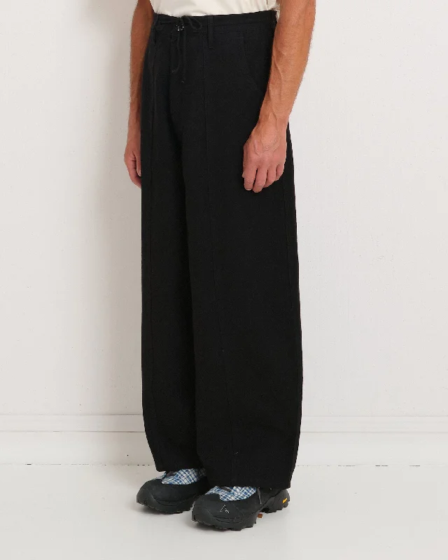 Document Pants - Black Slub