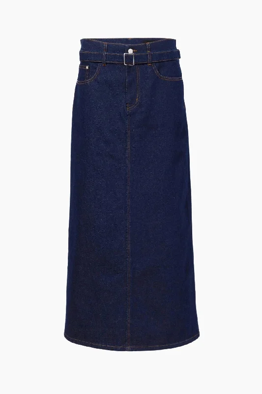 Proenza Schouler Calder Skirt - Indigo